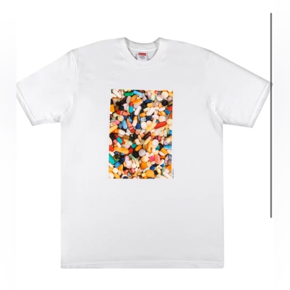 Supreme Other - Authentic, dead stock  Supreme Pill Tshirt Large. Brand new and unopened bag
